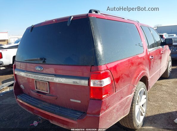 1FMJK1JT8GEF06889 2016 FORD EXPEDITION EL Red Tył prawy