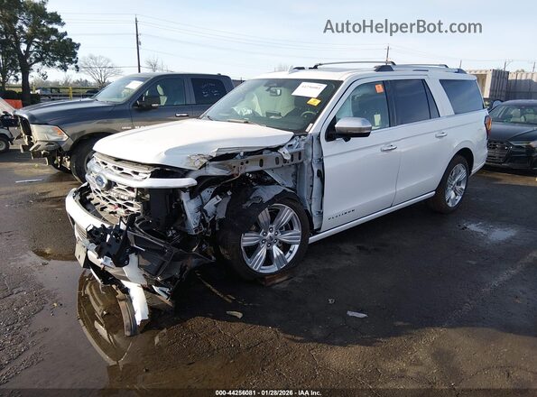 1FMJK1M87REB16635 2024 FORD EXPEDITION White წინა მარცხენა ხედი სამი მეოთხედიდან