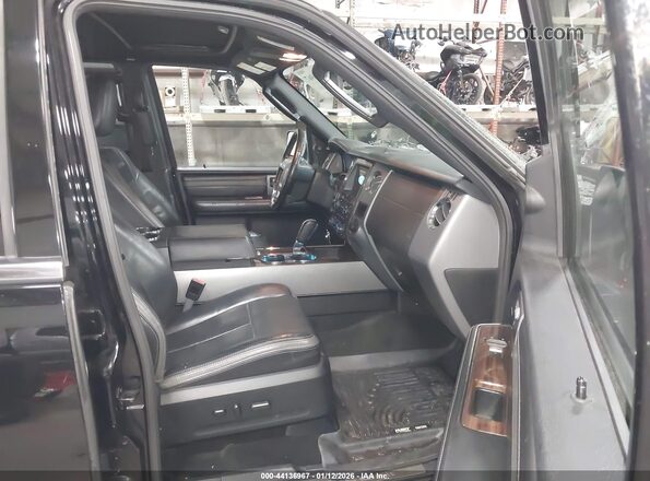 1FMJK1MT7GEF12324 2016 FORD EXPEDITION EL Black Widok wnętrza z przodu