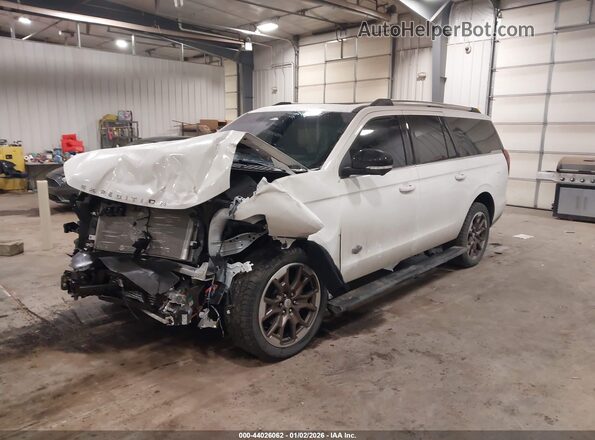 1FMJK1P88SEA22748 2025 FORD EXPEDITION White Առջևի ձախ երեք քառորդ տեսարան