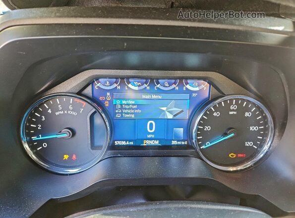 1FMJU1HT7NEA61736 2022 FORD EXPEDITION Gray ხელსაწყოთა პანელის ხედი