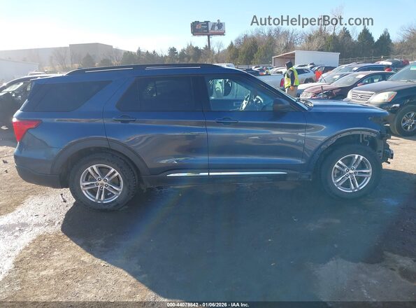 1FMSK7DHXLGC27831 2020 FORD FORD EXPLORER Синий Панорамный вид салона 360°