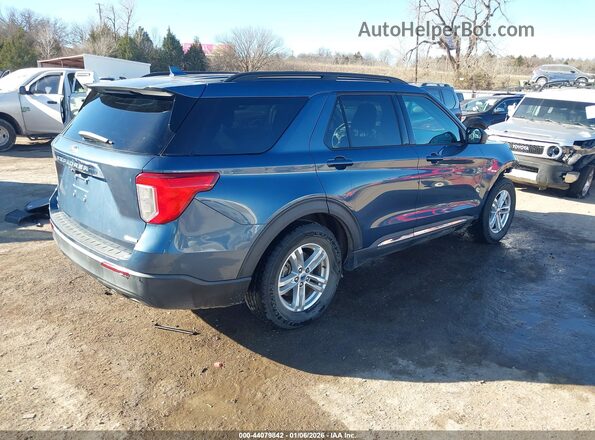 1FMSK7DHXLGC27831 2020 FORD FORD EXPLORER Синий Задняя правая четверть
