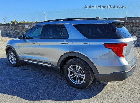 1FMSK7DHXNGA20374 2022 FORD FORD EXPLORER Silver Trasero izquierdo