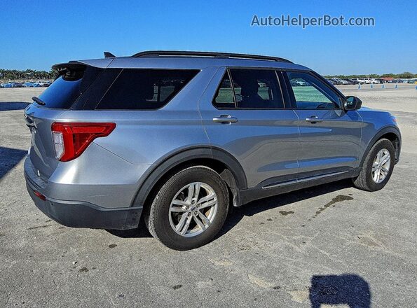 1FMSK7DHXNGA20374 2022 FORD FORD EXPLORER Silver Trasero derecho