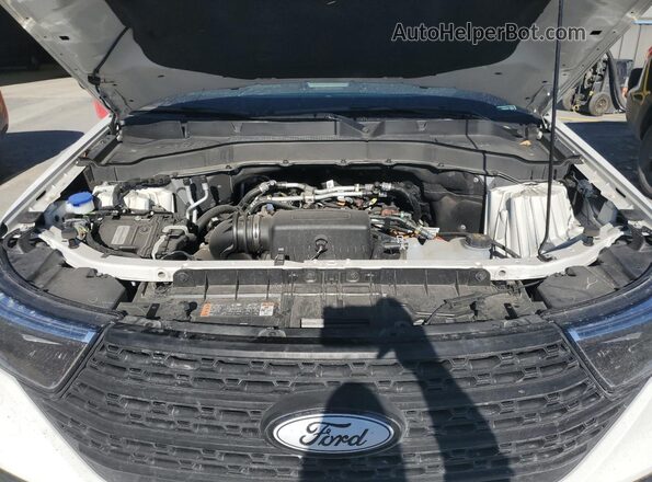 1FMSK8DH0RGA69384 2024 FORD FORD EXPLORER White ძრავის განყოფილების ხედი