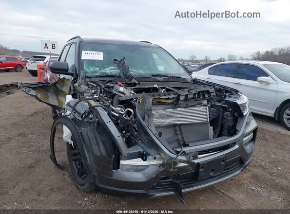 1FMSK8DH1RGA75310 2024 FORD FORD EXPLORER Gray Front view