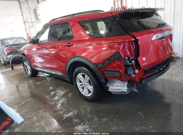1FMSK8DH2LGA22297 2020 FORD FORD EXPLORER Красный Задняя левая четверть