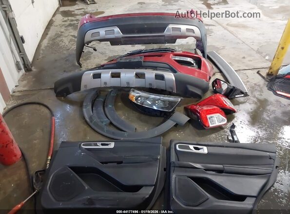 1FMSK8DH2LGA22297 2020 FORD FORD EXPLORER Красный Вид щитка приборов