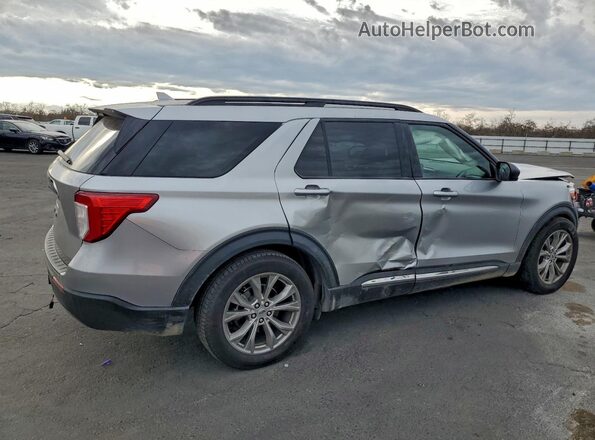 1FMSK8DH2LGB06264 2020 FORD FORD EXPLORER Silver Tył prawy