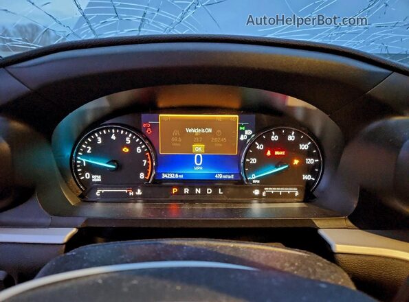 1FMSK8DH2RGA03693 2024 FORD FORD EXPLORER Silver Սարքավորումների վահանակի տեսք