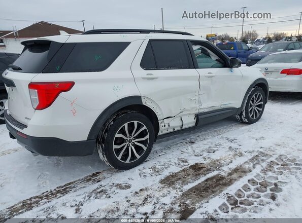1FMSK8DH3NGA08119 2022 FORD FORD EXPLORER White Задня права чверть