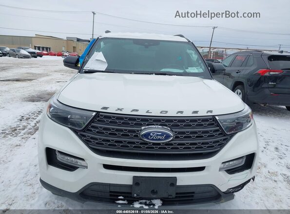 1FMSK8DH3NGA08119 2022 FORD FORD EXPLORER White Вид щитка приладів