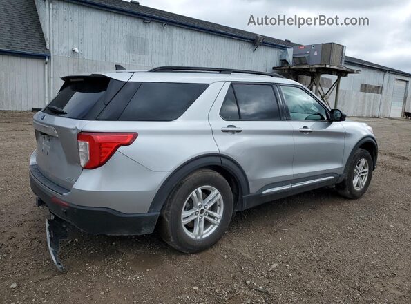 1FMSK8DH6MGA29531 2021 FORD FORD EXPLORER Silver Հետևի աջ