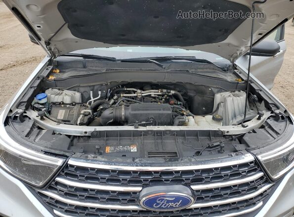 1FMSK8DH6MGA29531 2021 FORD FORD EXPLORER Silver Շարժիչի բաժամունքի տեսք
