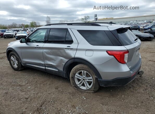 1FMSK8DH6MGA29531 2021 FORD FORD EXPLORER Silver Հետևի ձախ
