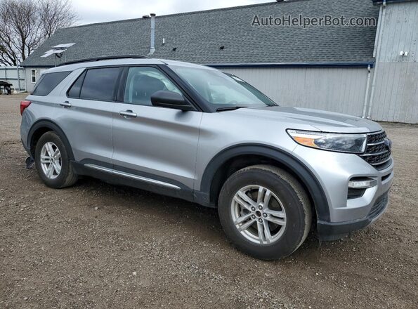 1FMSK8DH6MGA29531 2021 FORD FORD EXPLORER Silver Առջևի աջ