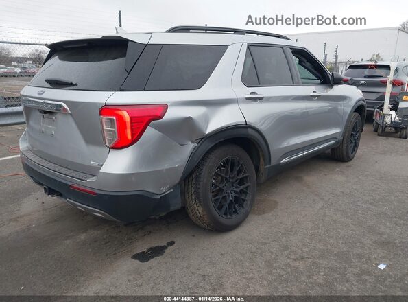 1FMSK8DH7LGD14690 2020 FORD FORD EXPLORER Silver უკანა მარჯვენა