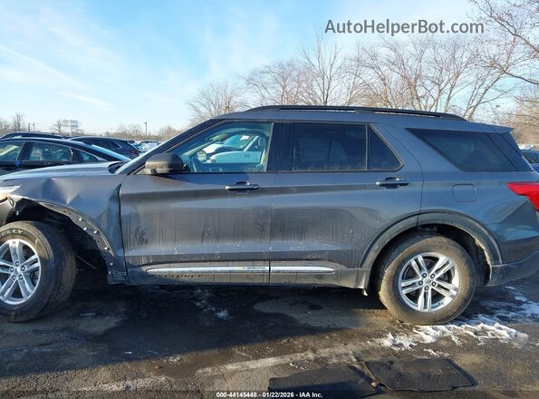 1FMSK8DH8MGB09980 2021 FORD FORD EXPLORER Gray Սալոնի հետևի տեսք