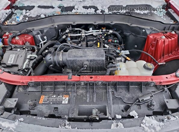 1FMSK8DH8RGA83632 2024 FORD FORD EXPLORER Red Вид підкапотного простору