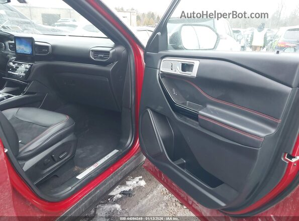 1FMSK8KH0PGA94897 2023 FORD FORD EXPLORER Red Widok wnętrza z przodu