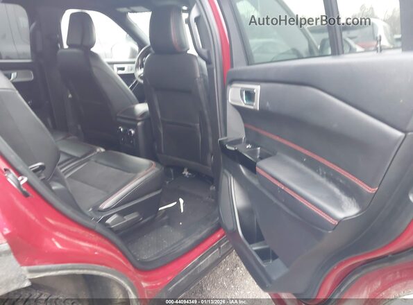 1FMSK8KH0PGA94897 2023 FORD FORD EXPLORER Red Widok naklejki z numerem VIN