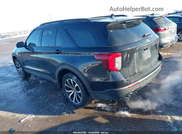 1FMSK8KH7NGA96238 2022 FORD FORD EXPLORER Черный Задняя левая четверть