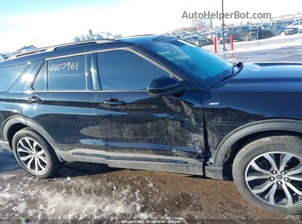 1FMSK8KH7NGA96238 2022 FORD FORD EXPLORER Черный Вид задней части салона