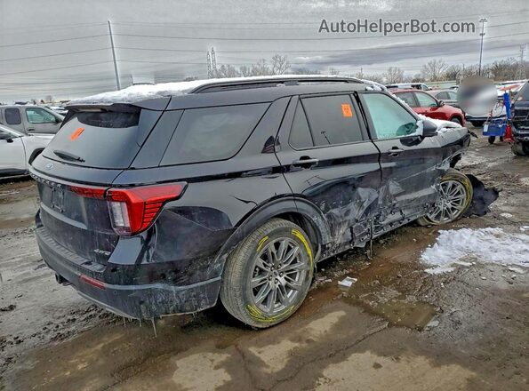1FMUK8DH7SGA28118 2025 FORD FORD EXPLORER Black Задня права чверть
