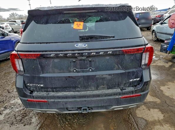 1FMUK8DH7SGA28118 2025 FORD FORD EXPLORER Black Вид ззаду
