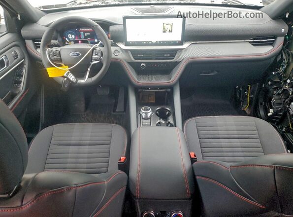 1FMUK8KH2SGC41450 2025 FORD FORD EXPLORER Gray Вид панелі приладів