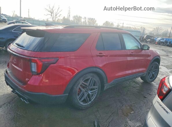 1FMWK8GC4TGA34212 2026 FORD FORD EXPLORER Red Rear right