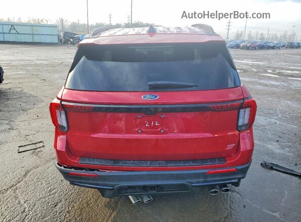 1FMWK8GC4TGA34212 2026 FORD FORD EXPLORER Red Rear view