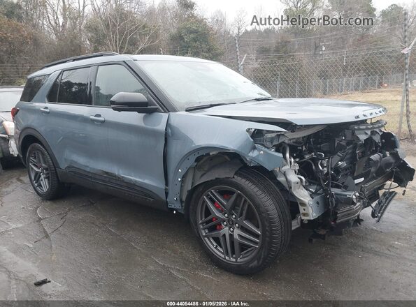 1FMWK8GC8SGC76628 2025 FORD FORD EXPLORER Gray Панорамний вид салону 360°