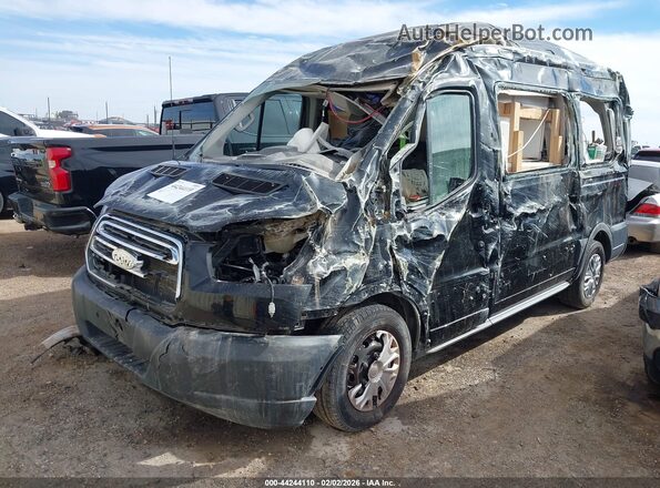 1FMZK1CM2JKA43391 2018 FORD TRANSIT-150 Black Передня ліва чверть