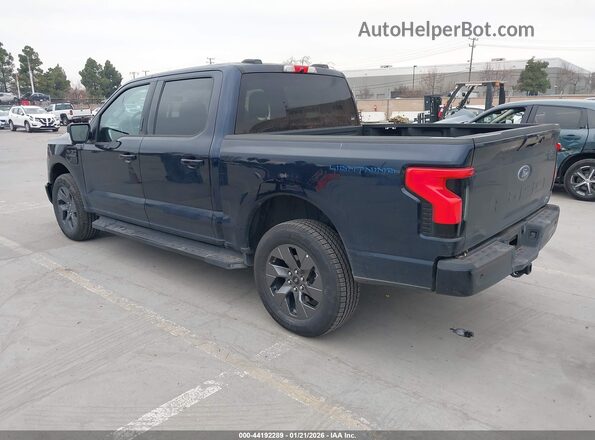 1FT6W1EV0PWG29462 2023 FORD F-150 LIGHTNING Dark Blue Հետևի ձախ