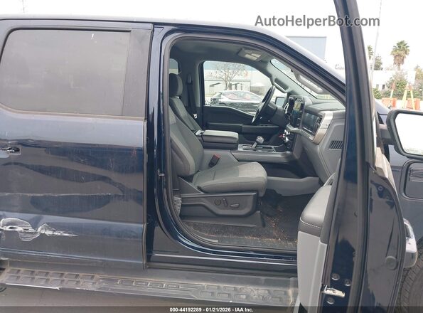 1FT6W1EV0PWG29462 2023 FORD F-150 LIGHTNING Dark Blue Սալոնի դիմացի տեսք
