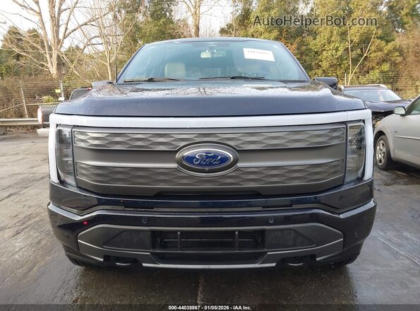 1FT6W1EVXPWG58483 2023 FORD F-150 LIGHTNING Blue Սալոնի հետևի տեսք