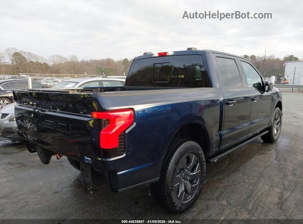 1FT6W1EVXPWG58483 2023 FORD F-150 LIGHTNING Blue Հետևի աջ