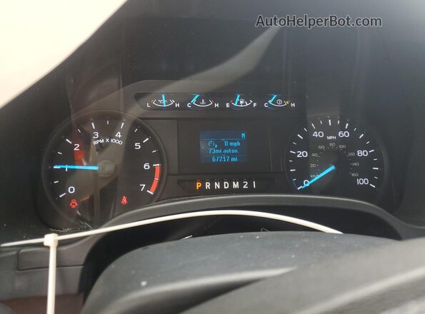1FT7W2B63MED46692 2021 FORD F250 Белый Вид щитка приборов