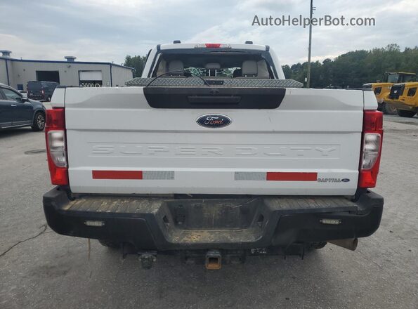 1FT7W2B63MED46692 2021 FORD F250 Белый Вид сзади