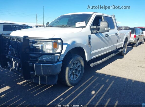 1FT7W2B65NEC90868 2022 FORD F-250 Белый Передняя левая четверть