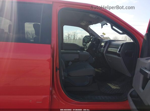 1FT7W2B68HEE01384 2017 FORD F-250 Red Front interior view