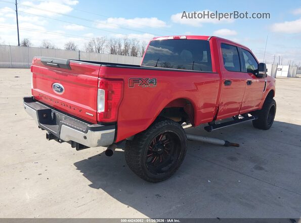 1FT7W2B68HEE01384 2017 FORD F-250 Red Rear right