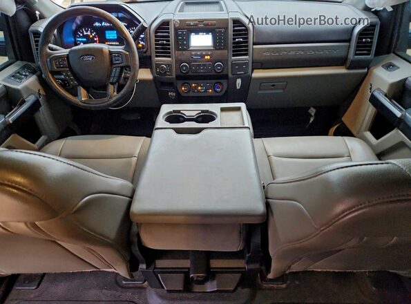 1FT7W2B68LEE09347 2020 FORD F250 White Вид панелі приладів