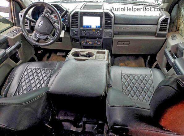 1FT7W2BT0LEC46070 2020 FORD F250 Gray Vista del salpicadero