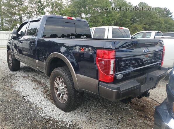 1FT7W2BT0NEF02095 2022 FORD F250 Синий Задняя левая четверть
