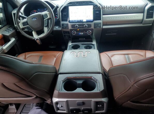 1FT7W2BT0NEF02095 2022 FORD F250 Синий Вид панели приборов