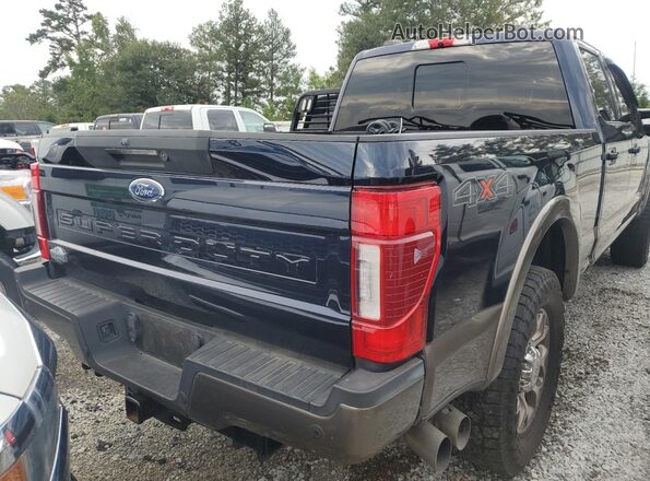 1FT7W2BT0NEF02095 2022 FORD F250 Синий Вид сзади