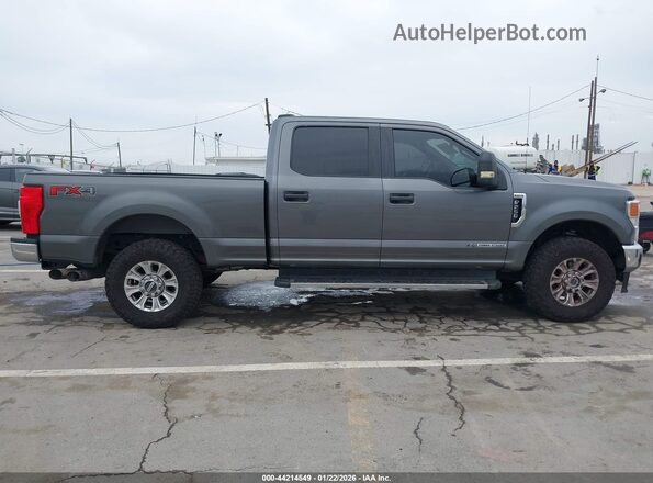 1FT7W2BT4MEC31878 2021 FORD F-250 Gray Rear interior view